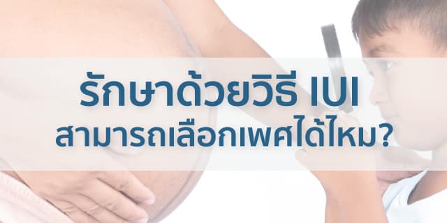 รักษาด้วยวิธี-IUI-สามารถเลือกเพศได้