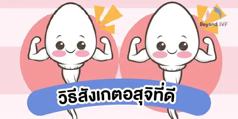 วิธีสังเกตลักษณะของน้ำอสุจิที่ดี