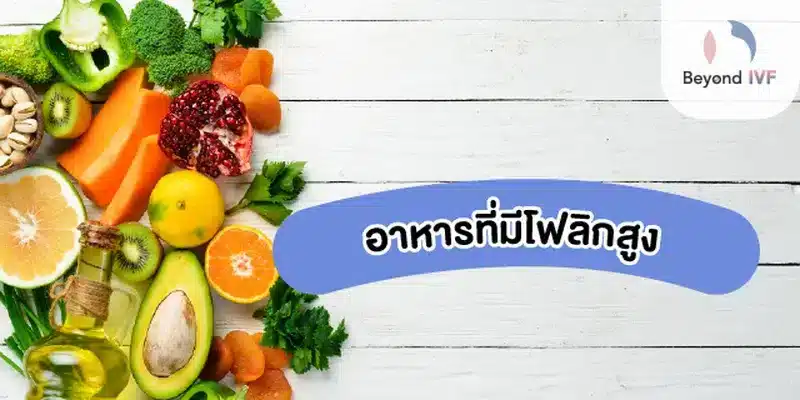 อาหารที่มีโฟลิกสูง