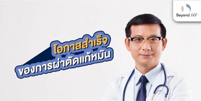 แก้หมัน โอกาสสำเร็จ